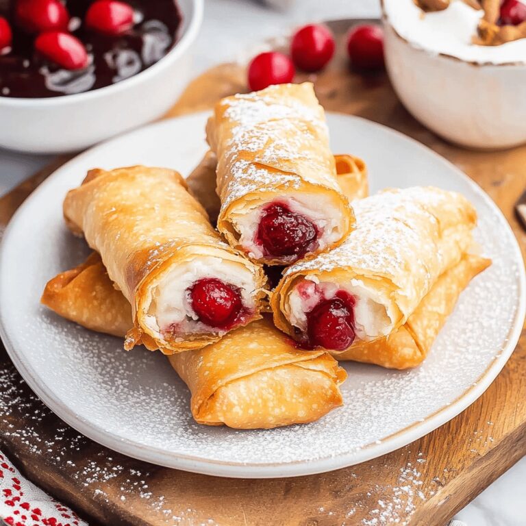 Cherry Cheesecake Egg Rolls Recipe
