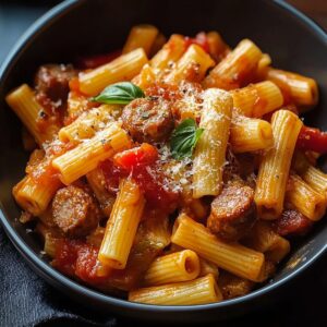 Sweet Pepper And Sausage Pasta Recipe