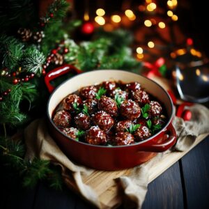 Festive Christmas Meatballs Recipe