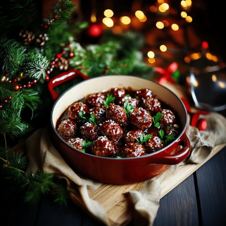 Festive Christmas Meatballs Recipe