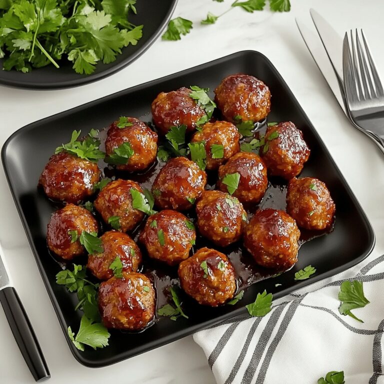 Juicy Sweet Chili Meatballs Crockpot Recipe