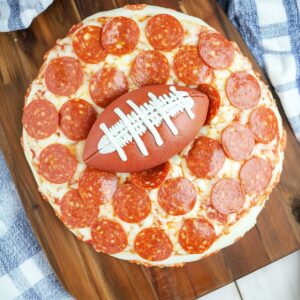 Football Shaped Pepperoni Recipe