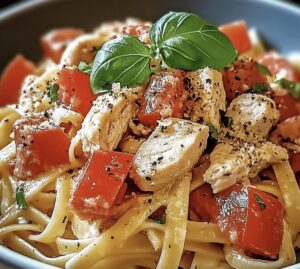 Rustic Bruschetta Chicken Pasta Recipe