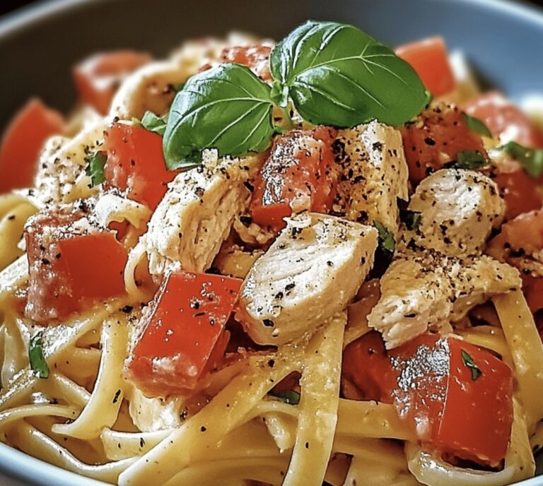 Rustic Bruschetta Chicken Pasta Recipe