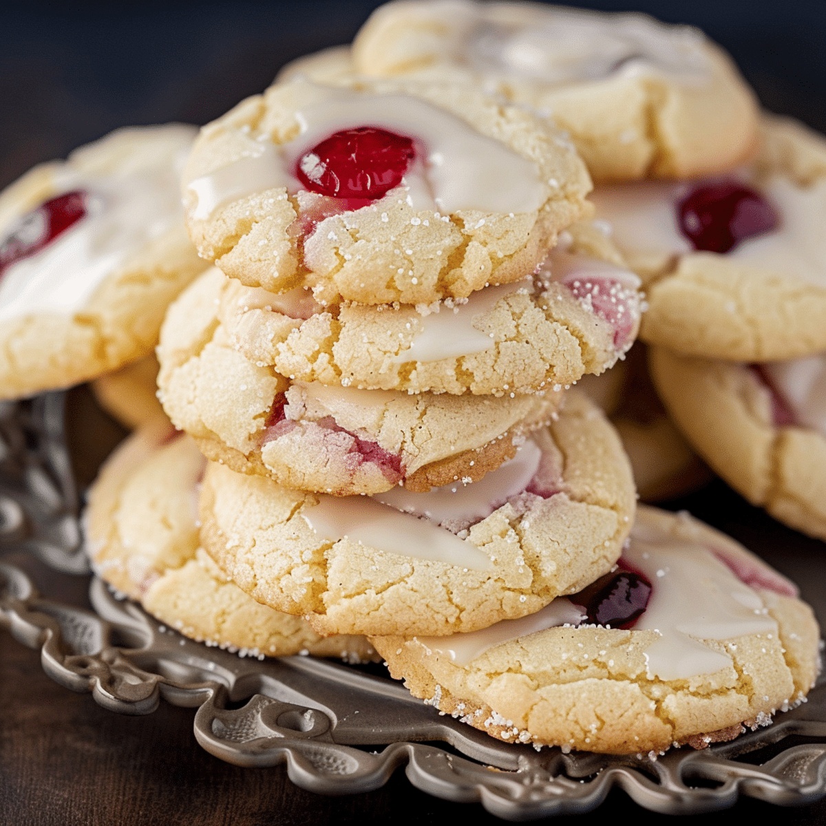 Cherry Almond Amish Sugar Cookies Recipe