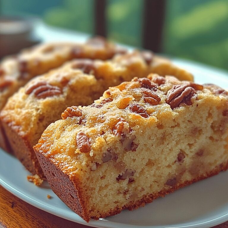 Buttery Alabama Pecan Pound Bread Recipe
