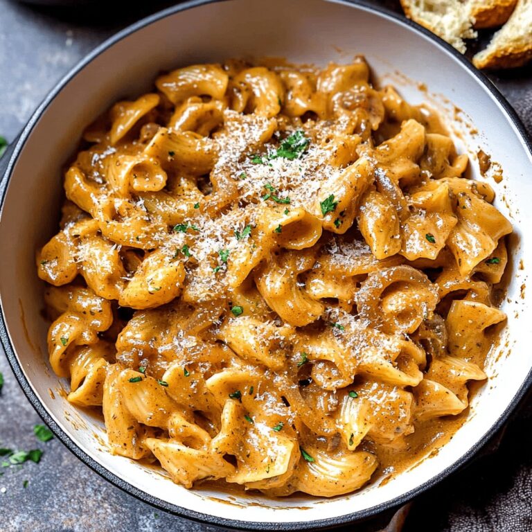 One Pot French Onion Pasta Recipe
