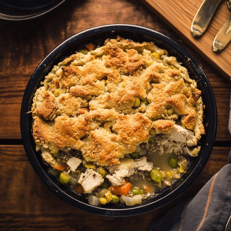 Turkey Pot Pie With Stuffing Crust Recipe