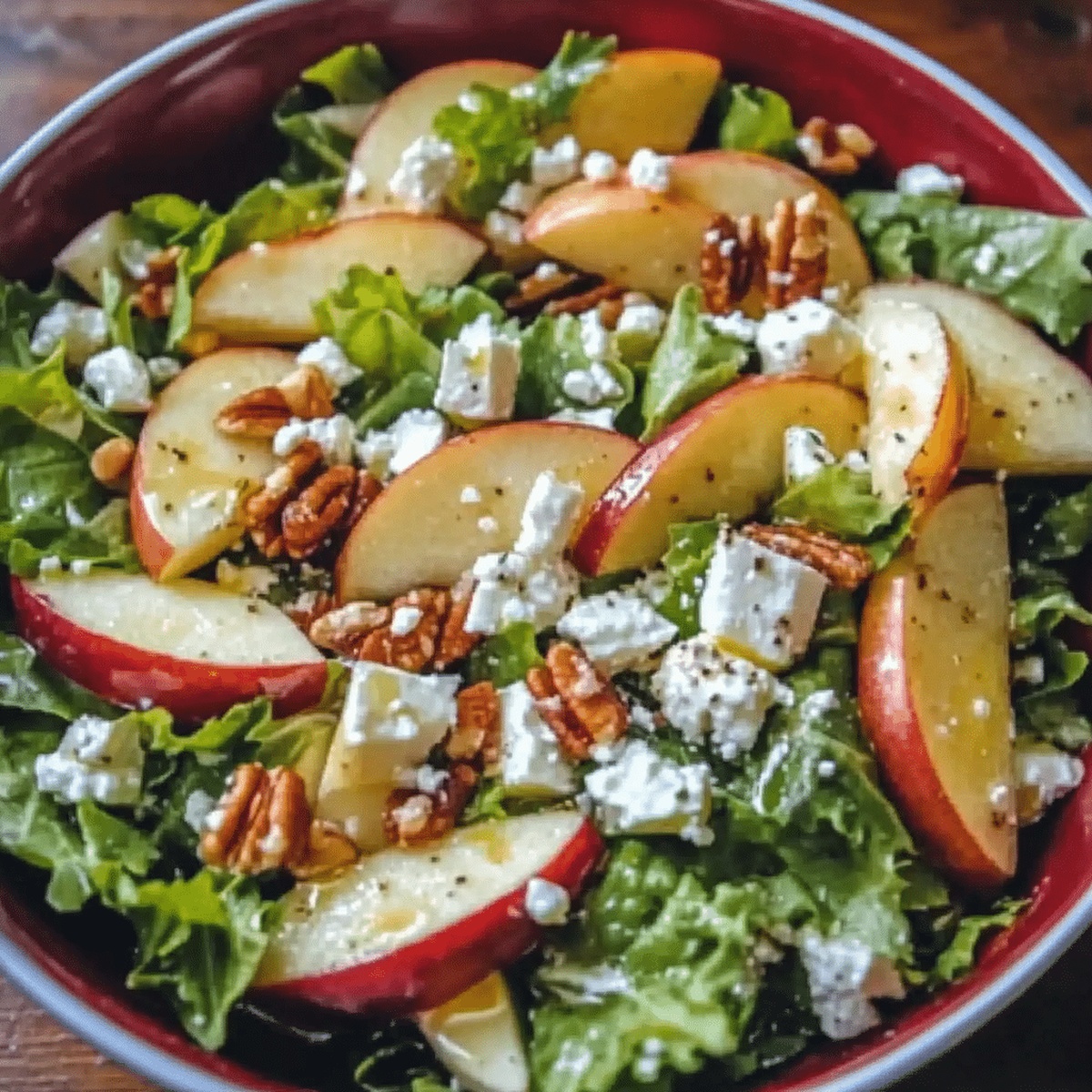 Crisp Honeycrisp Apple And Feta Salad Recipe