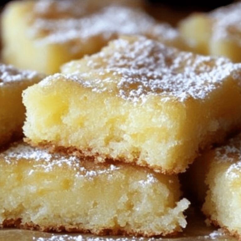 Tangy Lemon Cake Bars Recipe