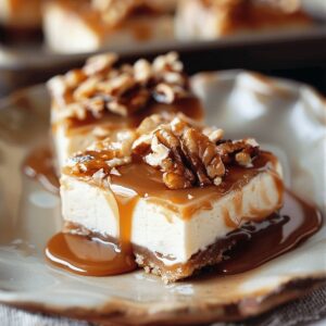 Caramel Cheesecake Bars Recipe