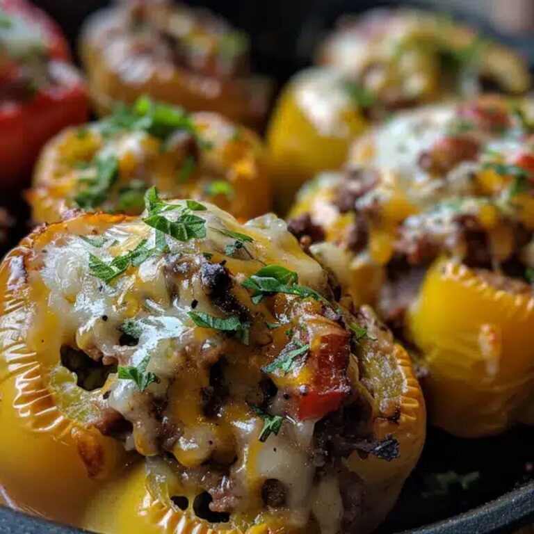 Hearty Philly Cheesesteak Stuffed Peppers Recipe