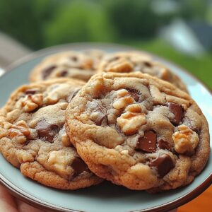 Irresistible Chocolate Chunk Pecan Pudding Cookies Recipe