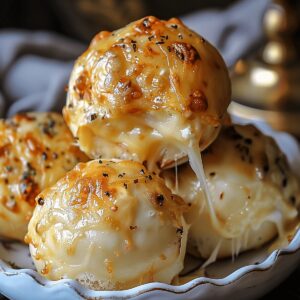 Crispy Garlic Butter Cheese Bombs Recipe