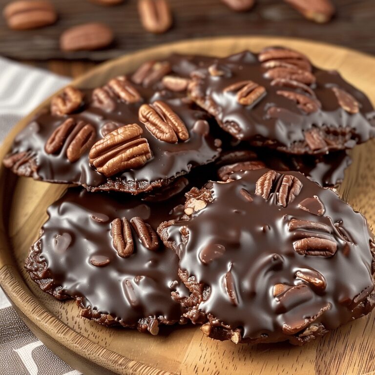 Heavenly Chocolate Pecan Turtle Clusters Recipe