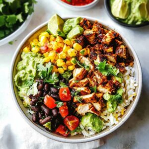 Chicken Burrito Bowls Recipe