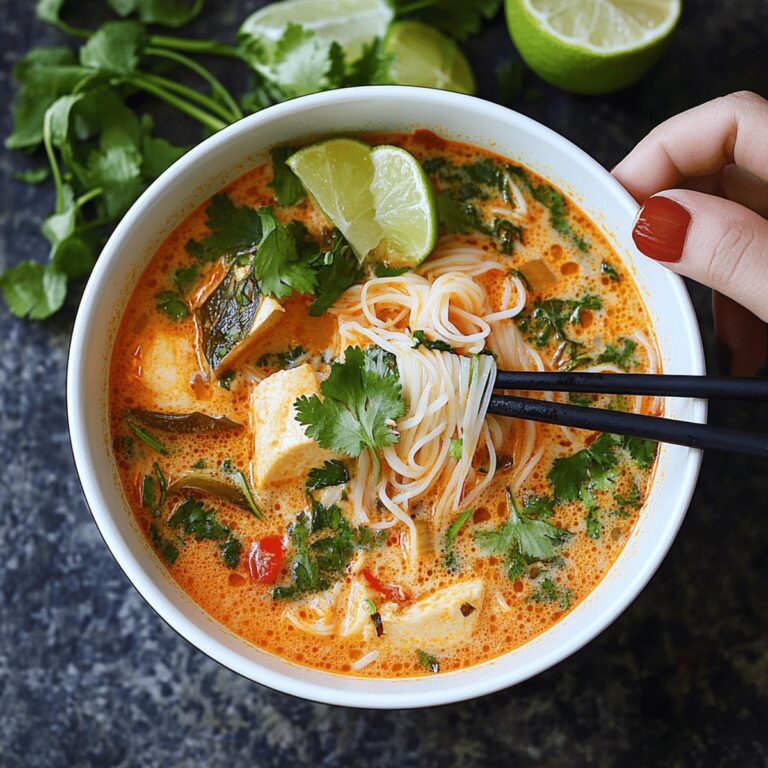 Spicy Thai Red Curry Noodle Soup Recipe