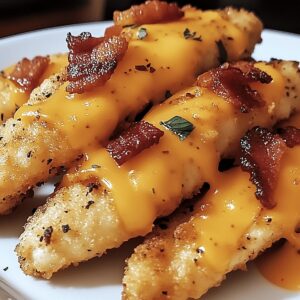 Cheddar Bacon Chicken Tenders Recipe