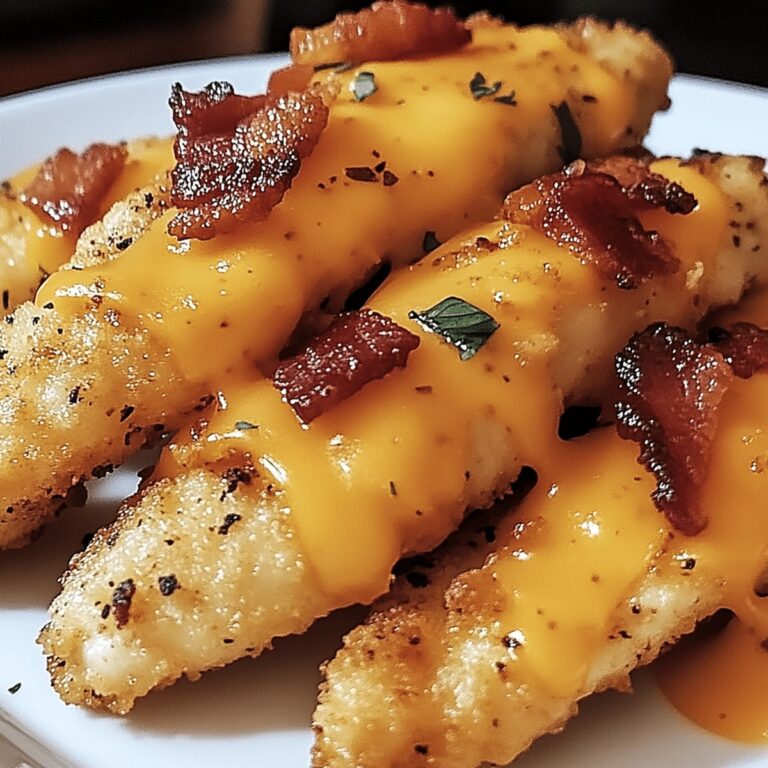 Cheddar Bacon Chicken Tenders Recipe