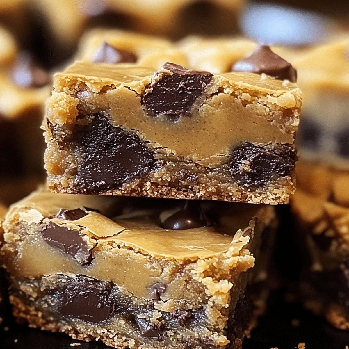 Decadent Peanut Butter Cup Gooey Cookie Bars Recipe