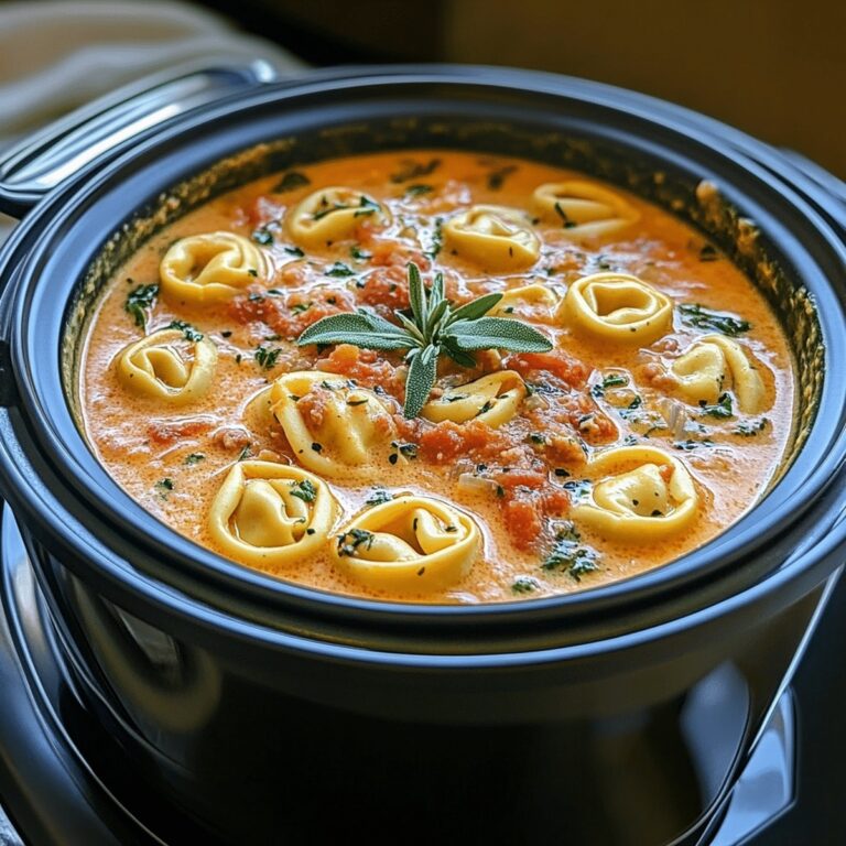 Slow Cooker Creamy Tortellini Soup Recipe