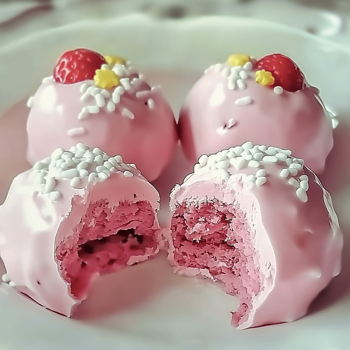 Luscious Strawberry Truffles Recipe