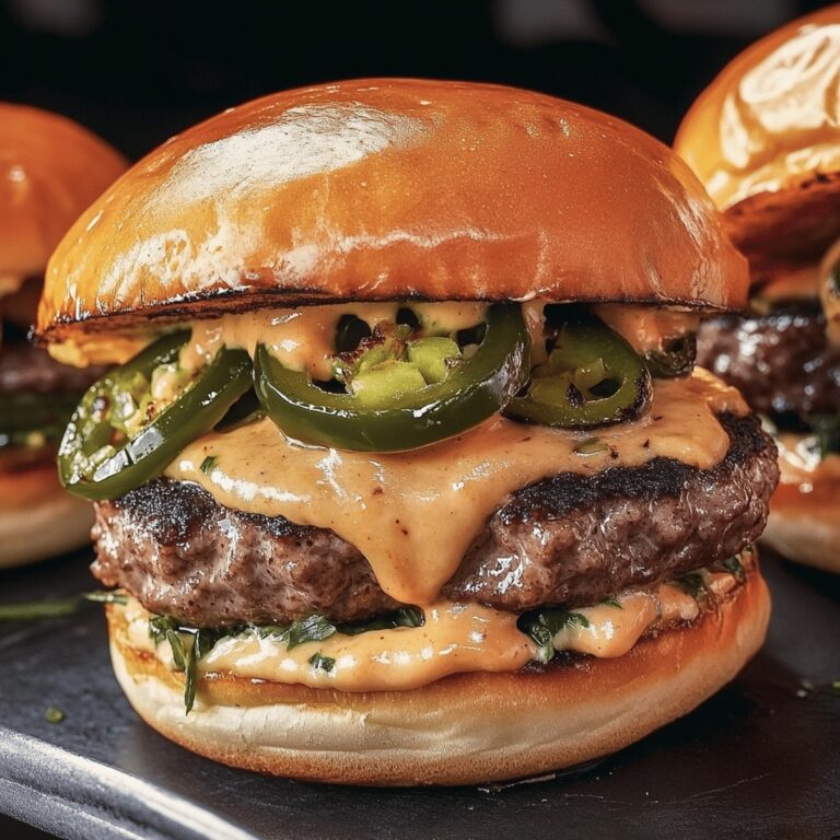 Jalapeno-Onion Smash Burgers Recipe