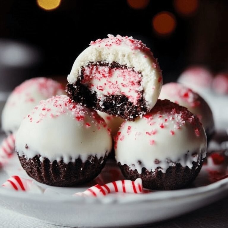No-Bake Peppermint Bark Snowballs Recipe