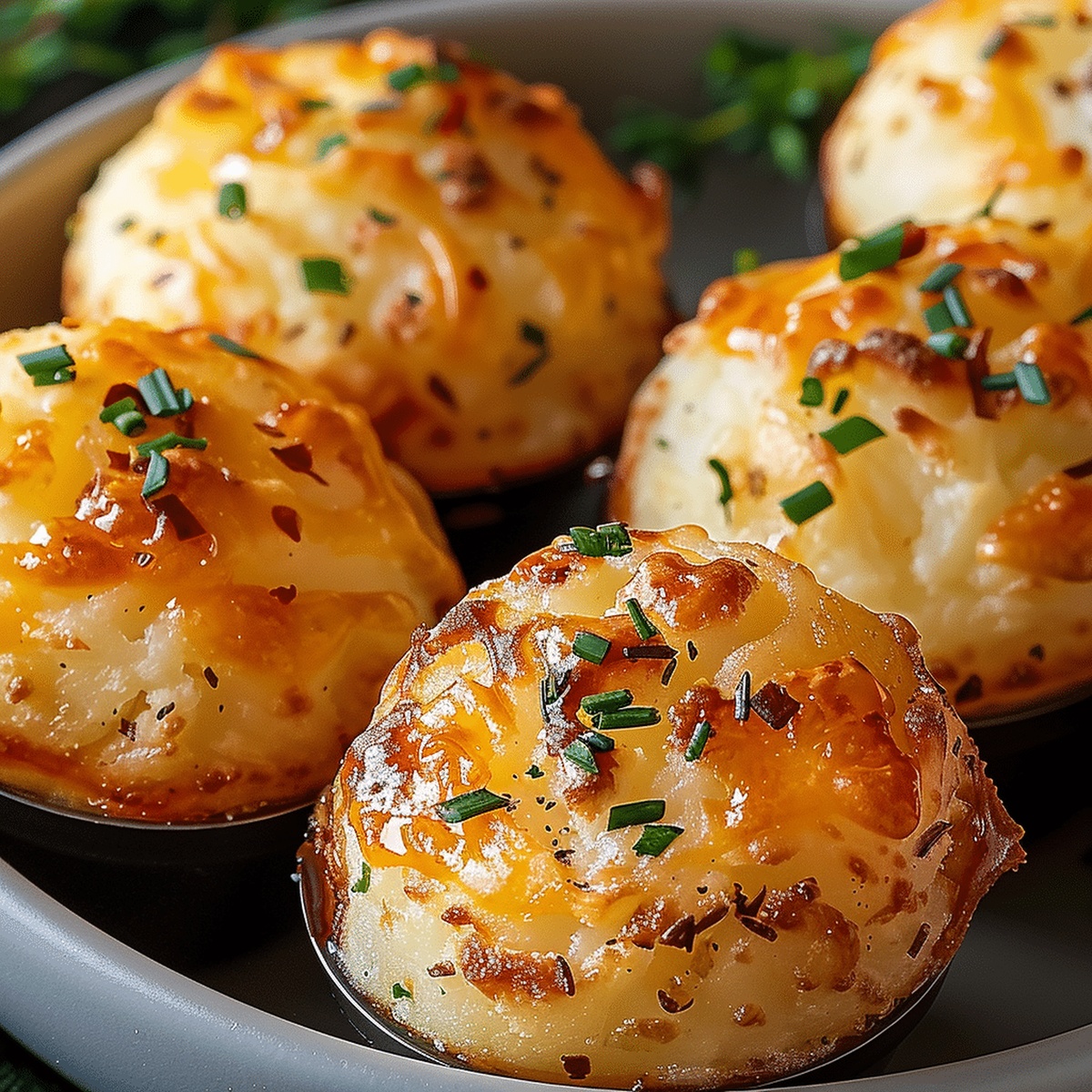 Cheesy Mashed Potato Puffs Recipe
