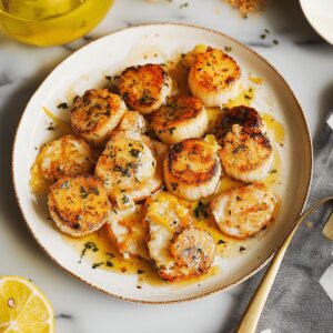 Elegant Lemon Butter Scallops Recipe