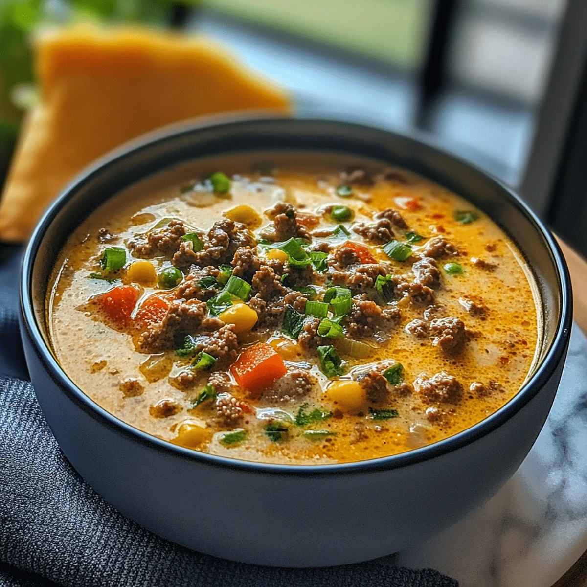 One-Pot Philly Cheesesteak Soup Recipe