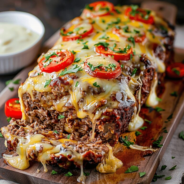 Hearty Philly Cheesesteak Meatloaf Recipe