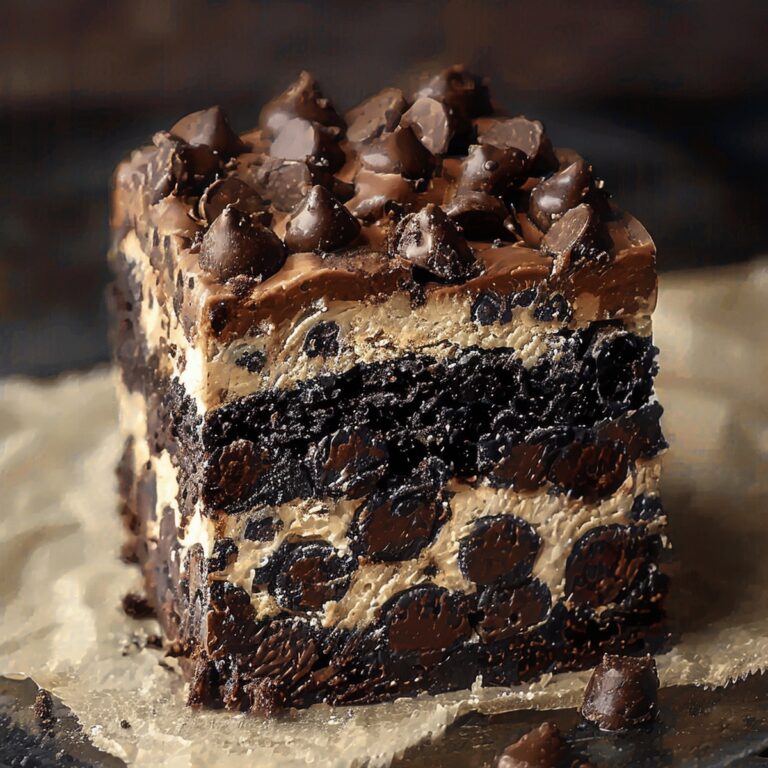 Cookie Dough Brownie Cake Recipe
