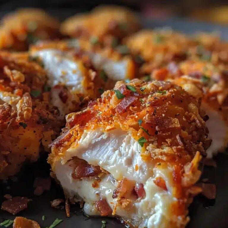 Cream Cheese And Bacon Stuffed Doritos Chicken Recipe
