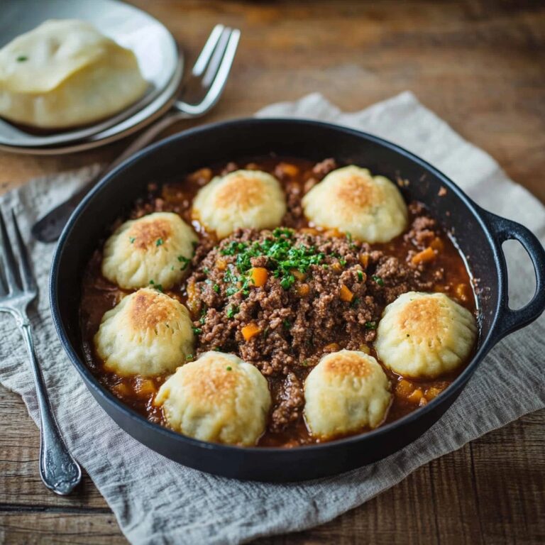 Homemade Minced Beef And Dumplings Recipe