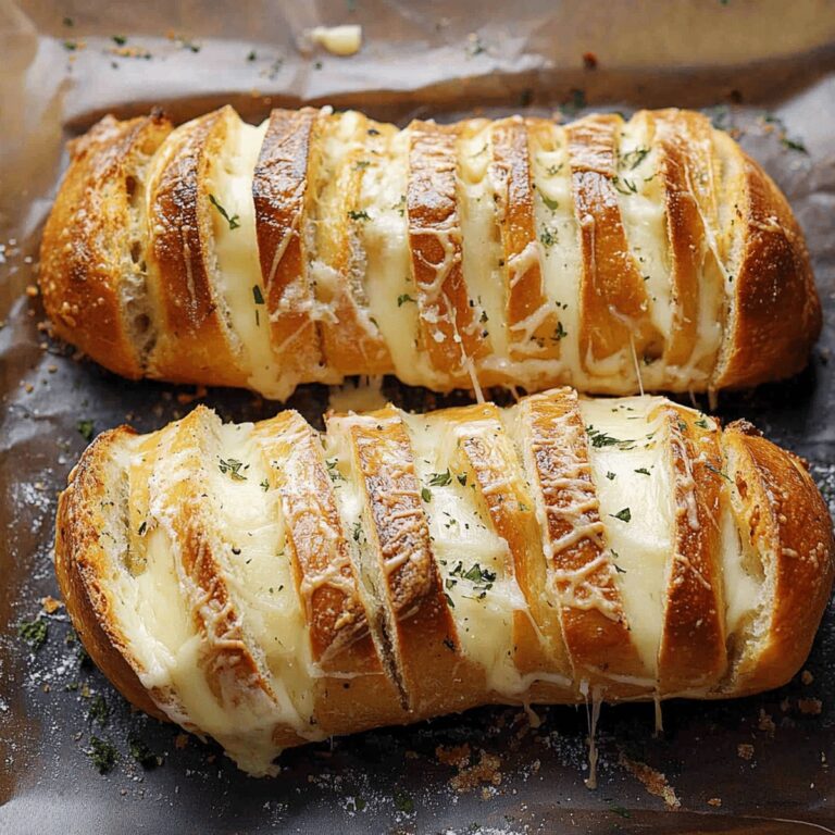 Crispy Hasselback Cheesy Bread Recipe