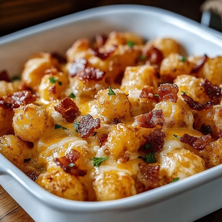 Cheesy Bacon Ranch Tater Tot Bake Recipe