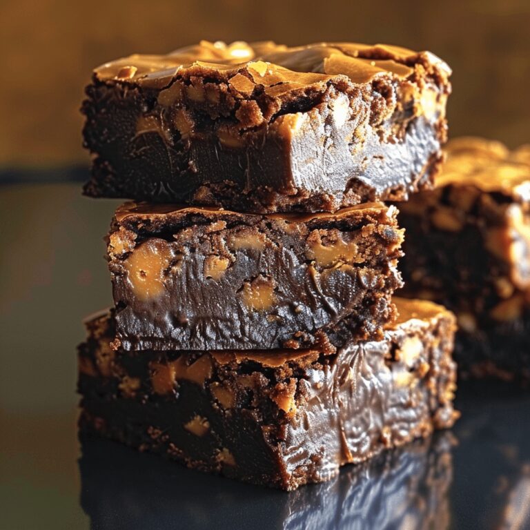 Fudgy Peanut Butter Brownies Recipe
