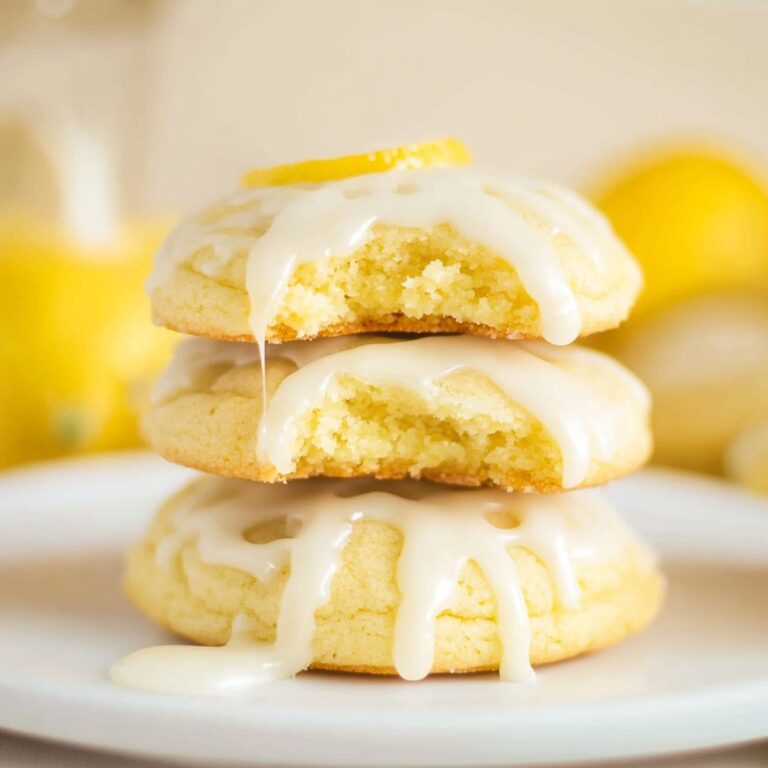 Glazed Lemon Cream Cheese Cookies Recipe