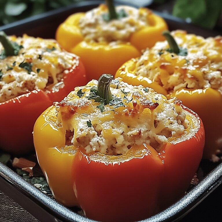 Cheesy Cream Cheese Stuffed Peppers Recipe