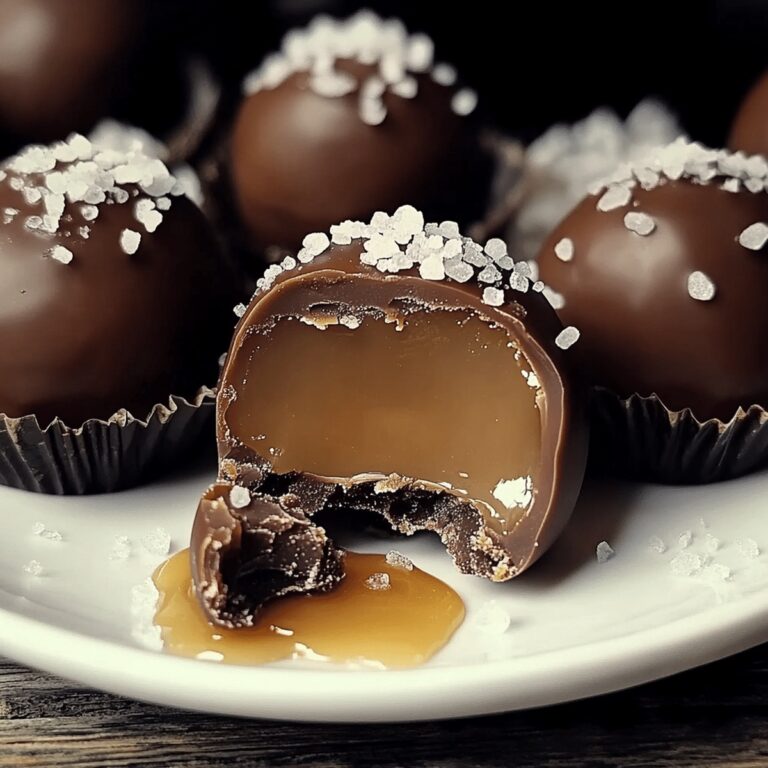 Decadent Salted Caramel Truffles Recipe