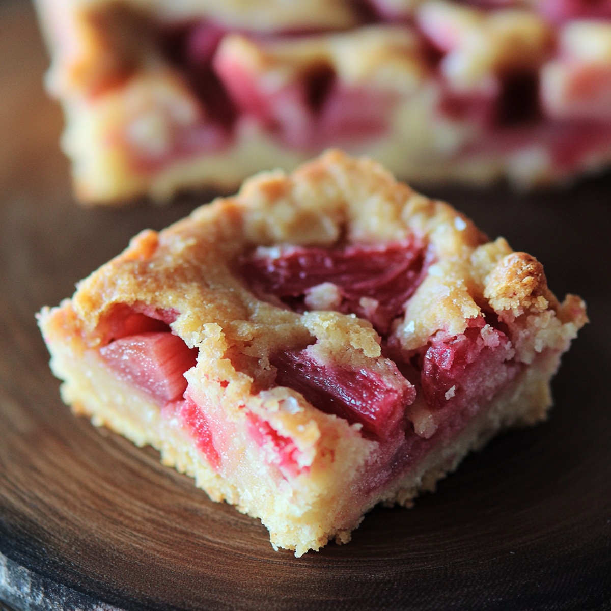 Rhubarb Dream Bars Recipe
