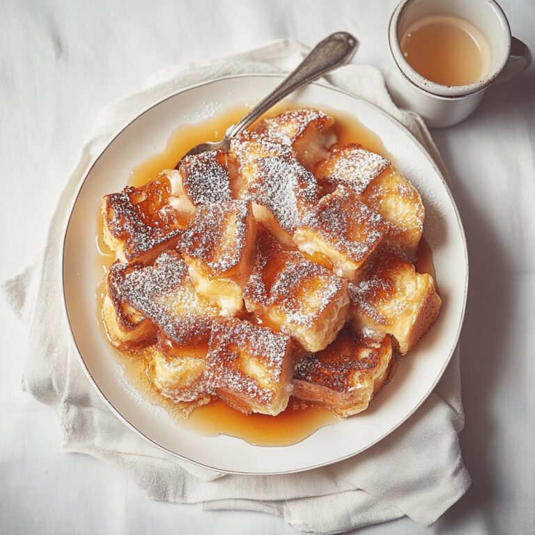 Silky Creme Brulee French Toast With Salted Caramel Recipe