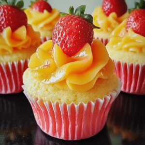 Strawberry Mango Cupcakes Recipe