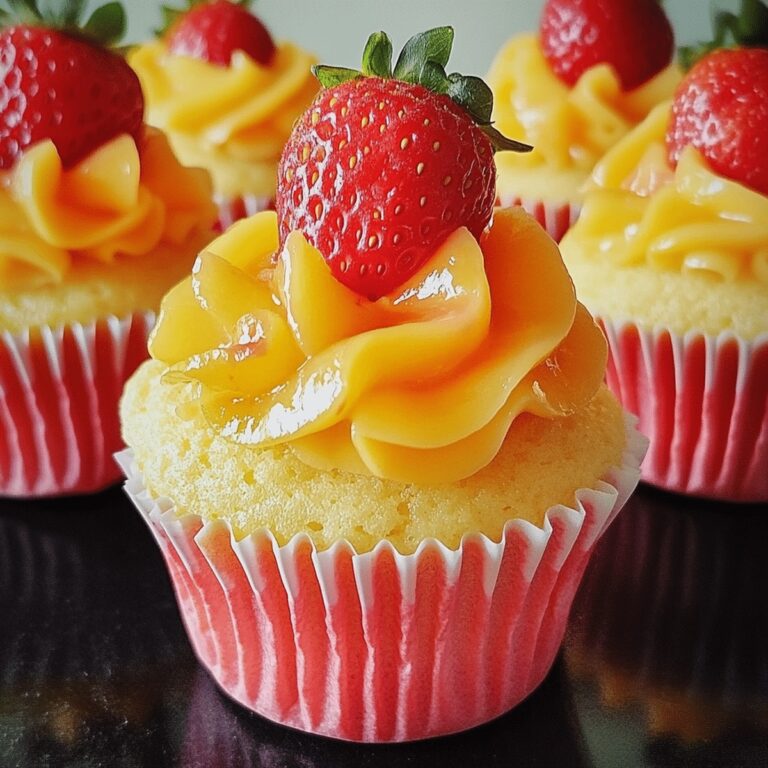 Strawberry Mango Cupcakes Recipe