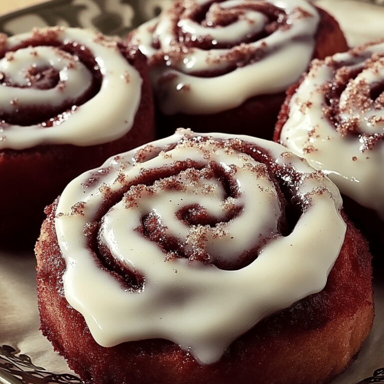 Luscious Red Velvet Cinnamon Rolls Recipe
