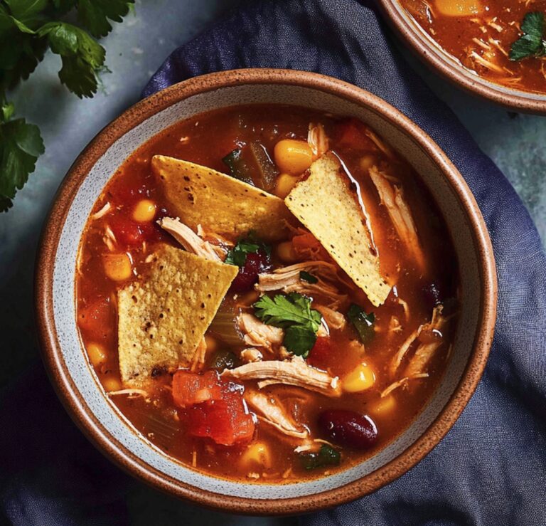 Slow Cooker Chicken Tortilla Soup Recipe