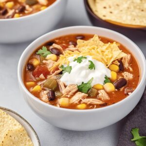 Hearty Chicken Taco Soup Recipe