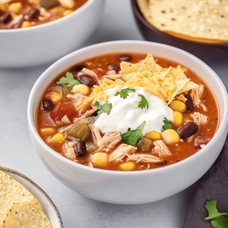 Hearty Chicken Taco Soup Recipe