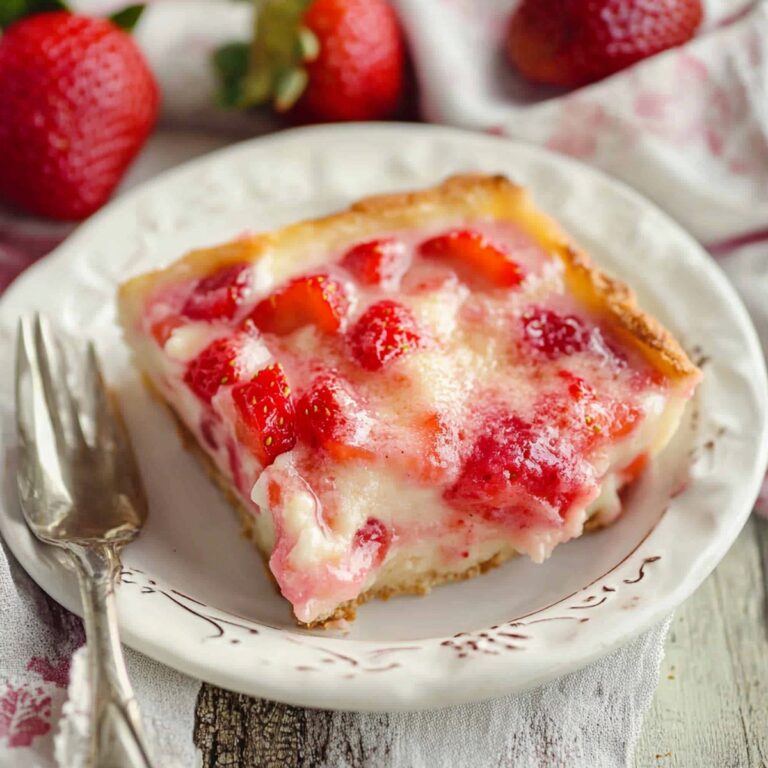 Strawberry Rhubarb Custard Dessert Recipe